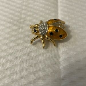 Vintage Carlisle Lady Bug Brooch